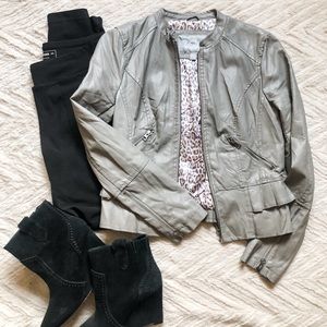 Faux Leather Jacket